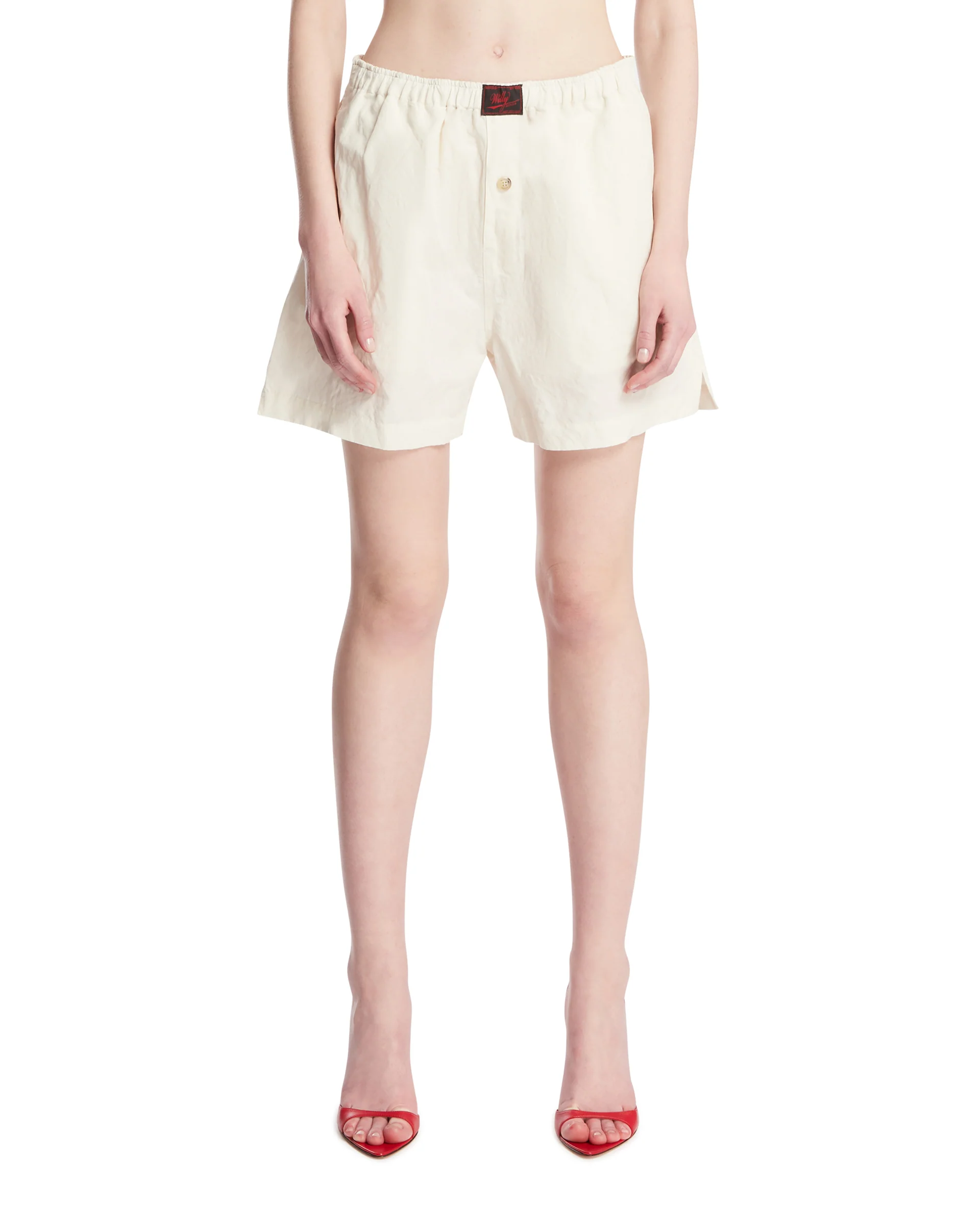 Shorts In Cotone Bianchi