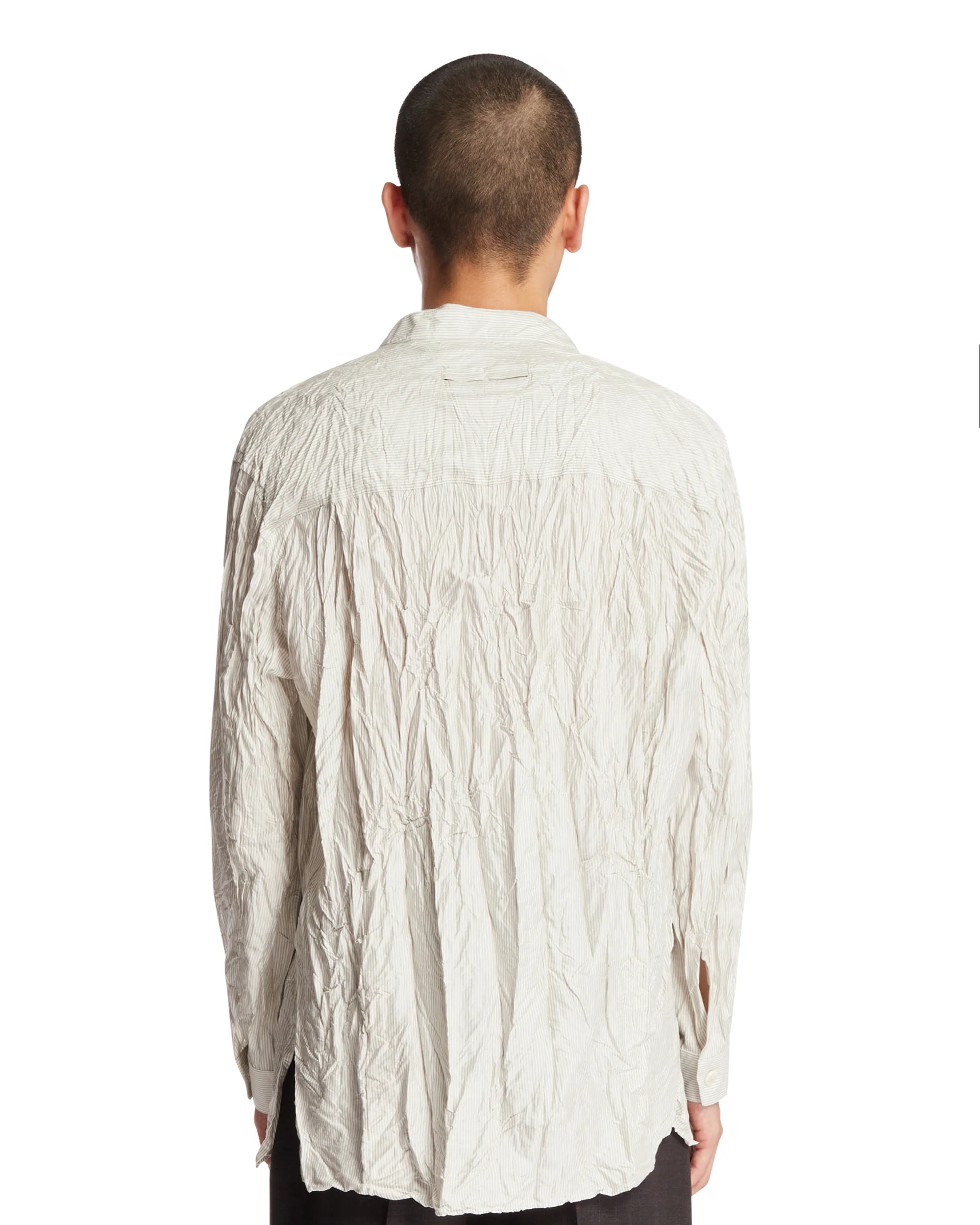 Camicia In Seta Beige - Image 5